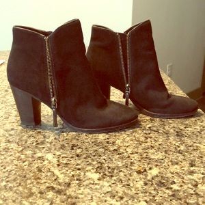 Cole Haan Black Suede Booties